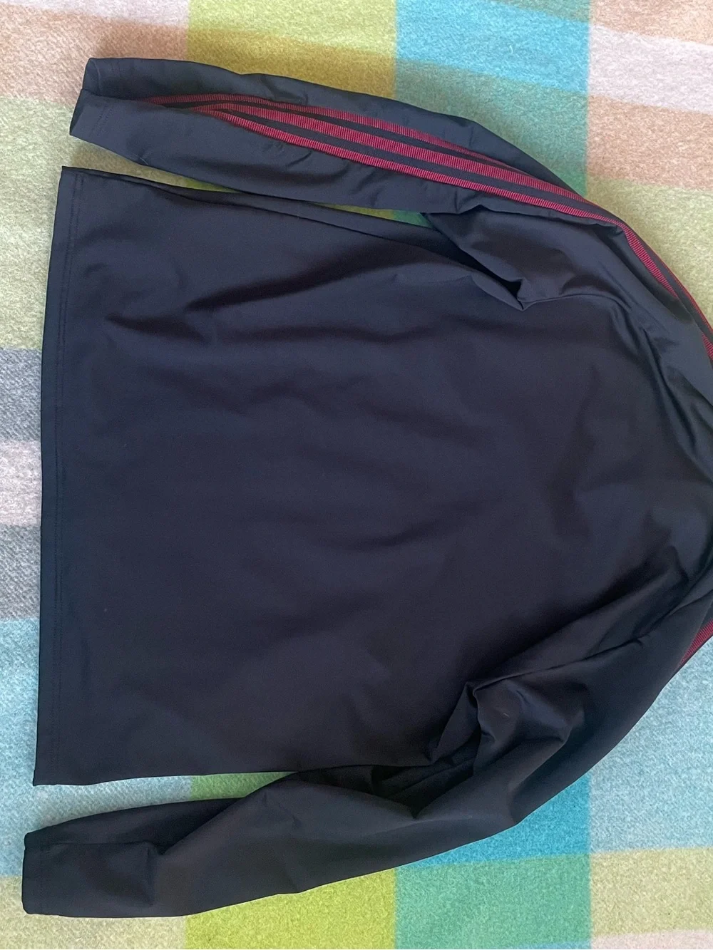 Adidas Manchester United 2020 Soccer Warmup Track Jacket Black Red Men’s